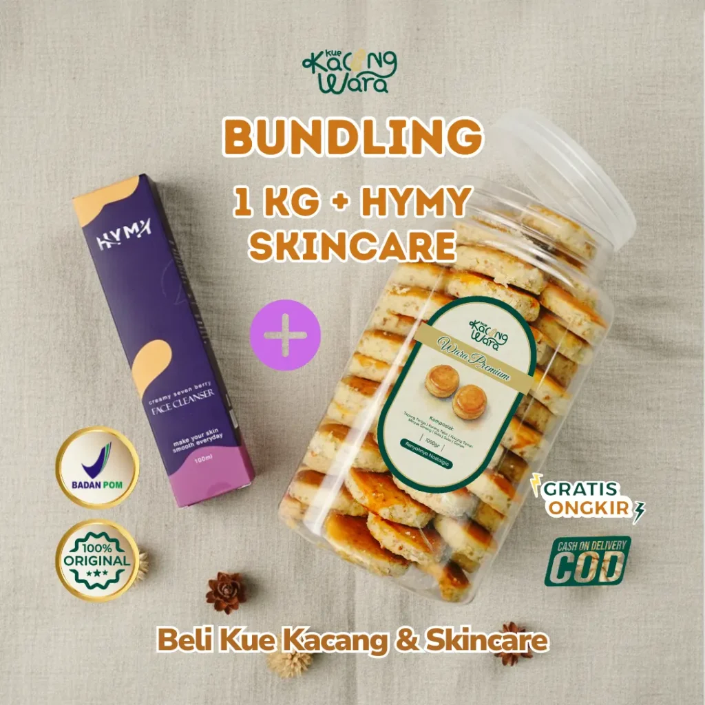 kue kacang wara bundling hymy skincare